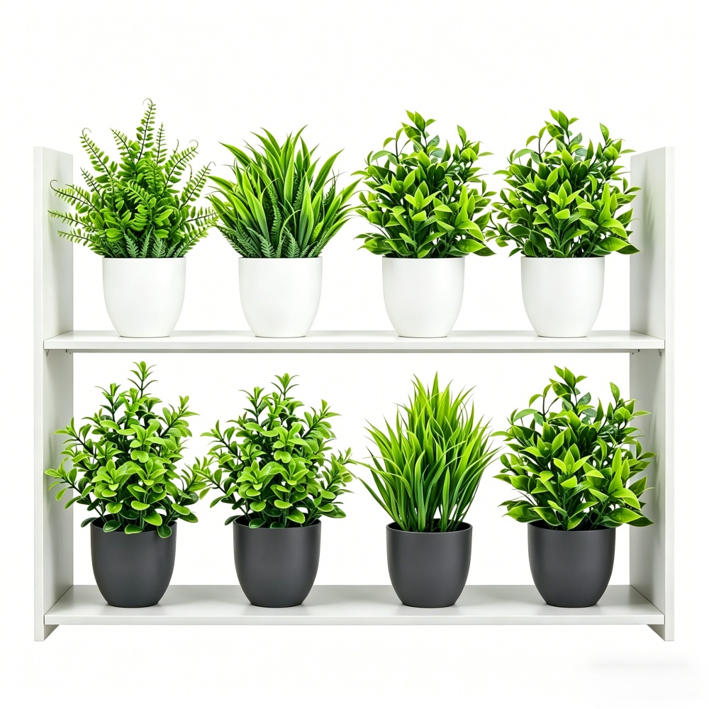 Bonsai Garden For Home - 4 Buah/Set Tanaman Buatan Mini Pot