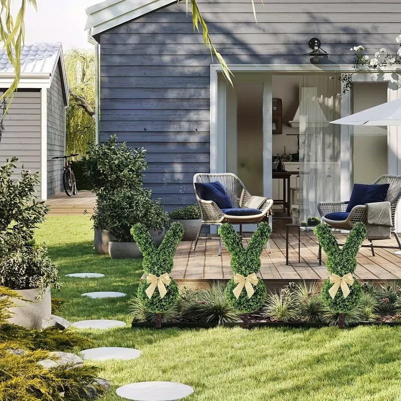1/2PCS 19.69InEaster Rabbit Ga - Bonsai Garden For Home ulasan dan harga