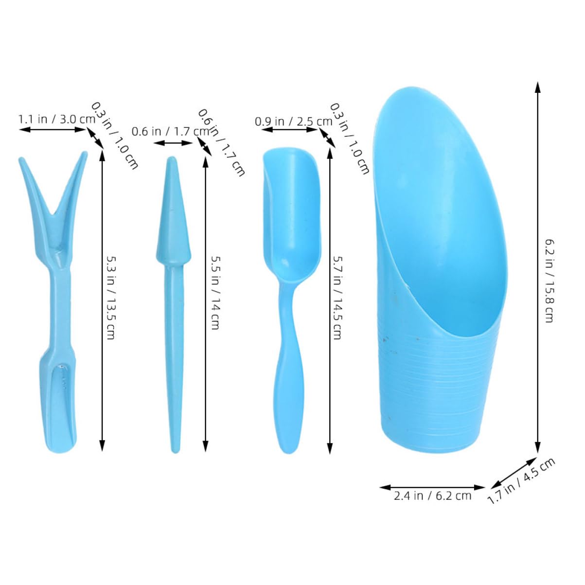 4 buah/set, ember plastik taha - Bonsai Garden Tools ulasan dan harga
