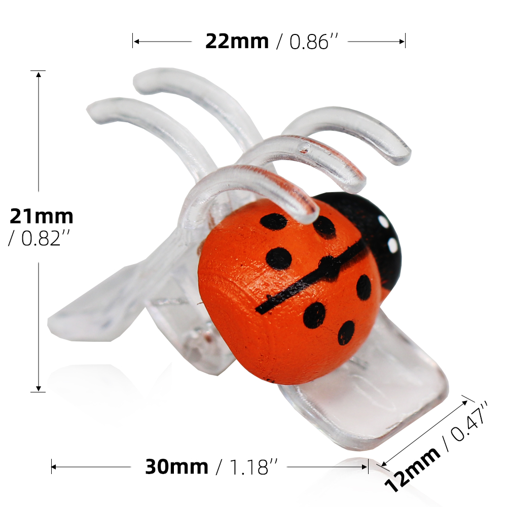 10-800 Pcs Ladybird Anggrek Kl - Bonsai Garden Ornaments ulasan dan harga