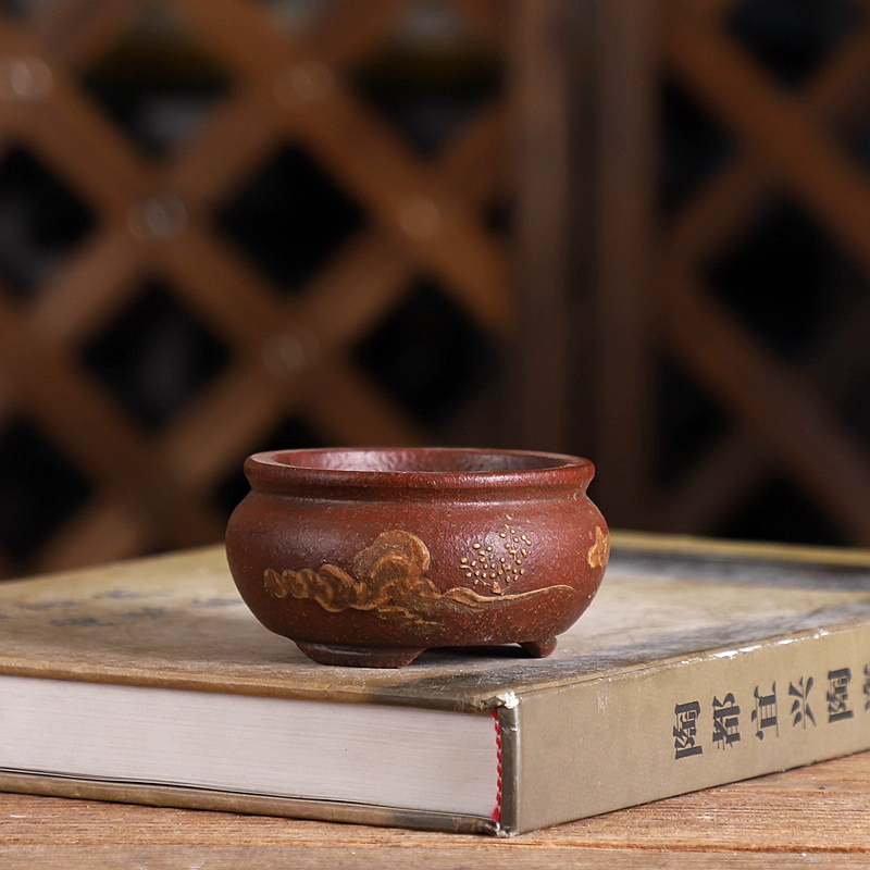 Lukisan Tradisional Cina Pot B - Bonsai Garden With Sand ulasan dan harga