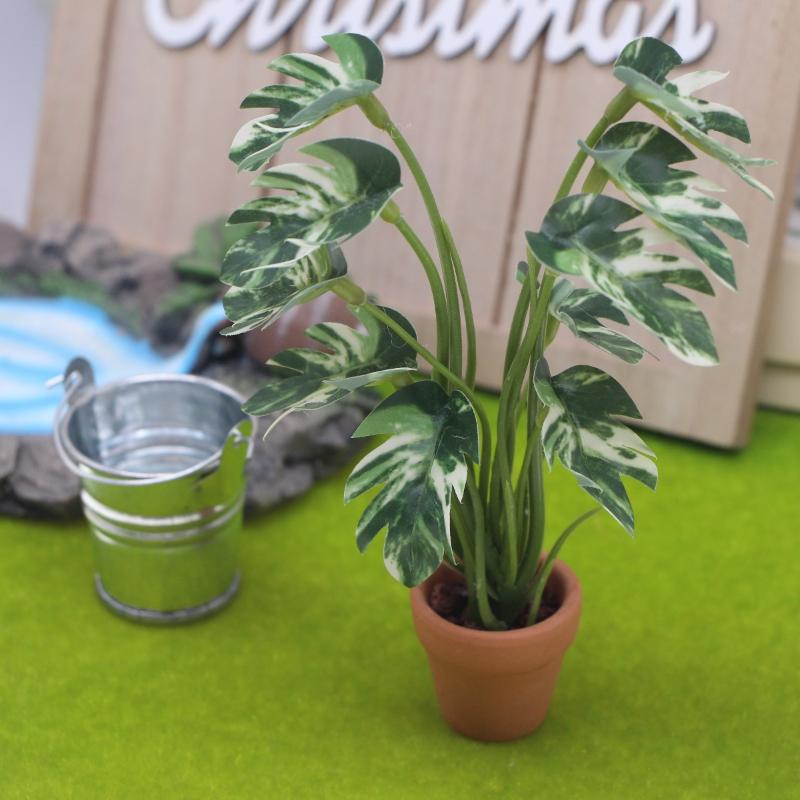 Baru.1PC 1/12 Rumah Boneka Sim - Bonsai Garden Ornaments ulasan dan harga